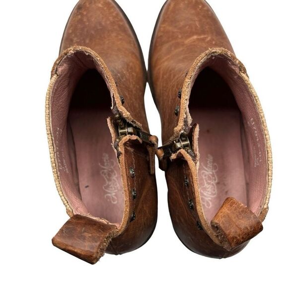 Miss Macie Bobby Jean Southwest Leather Boots Brown Size 6 - Picture 9 of 11